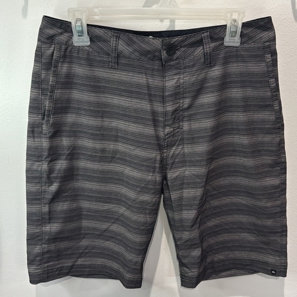 Quiksilver Men's‎ Board Shorts Size 31 Gray Striped